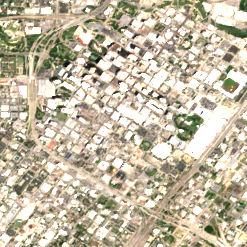Netrality 1301 Fannin site on 2018-05-09, Sentinel-2 satellite true color