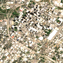 Netrality 1301 Fannin site on 2022-05-26, Sentinel-2 satellite true color