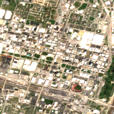 210 North Tucker site on 2022-06-14, Sentinel-2 satellite true color