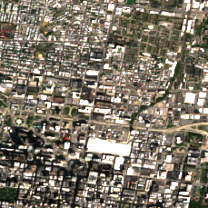 Netrality 401 North Broad site on 2024-09-11, Sentinel-2 satellite true color