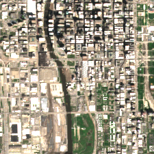 717 South Wells site on 2018-05-16, Sentinel-2 satellite true color