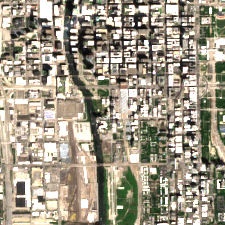 717 South Wells site on 2024-05-19, Sentinel-2 satellite true color
