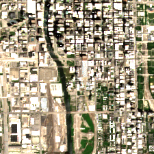 Netrality 717 South Wells (Chicago) site on 2020-06-14, Sentinel-2 satellite true color