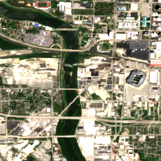 733 West Henry (Indy Telcom Center) site on 2018-07-07, Sentinel-2 satellite true color