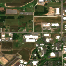 Hillsboro HI1 site on 2020-06-26, Sentinel-2 satellite true color