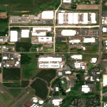 Hillsboro HI1 site on 2024-06-10, Sentinel-2 satellite true color