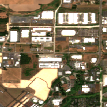 Hillsboro HI1 site on 2025-08-21, Sentinel-2 satellite true color