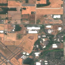 Hillsboro HI2 site on 2018-08-21, Sentinel-2 satellite true color