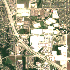 Dallas TX2 site on 2024-06-14, Sentinel-2 satellite true color