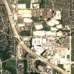Dallas TX2 site on 2025-09-10, Sentinel-2 satellite true color