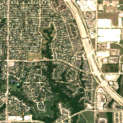 Dallas TX3 site on 2022-06-20, Sentinel-2 satellite true color