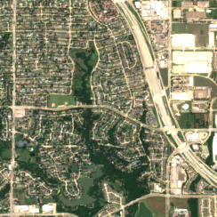Dallas TX3 site on 2024-06-14, Sentinel-2 satellite true color