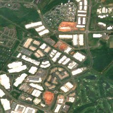 Ashburn VA1 site on 2025-06-03, Sentinel-2 satellite true color