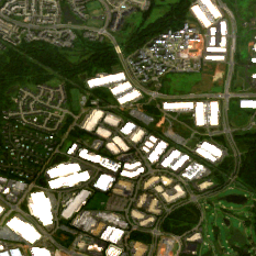 Ashburn VA2 site on 2020-09-15, Sentinel-2 satellite true color