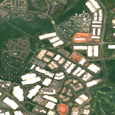 Ashburn VA2 site on 2025-06-03, Sentinel-2 satellite true color