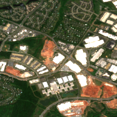 Ashburn VA3 site on 2018-05-24, Sentinel-2 satellite true color
