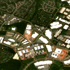 Ashburn VA3 site on 2020-09-15, Sentinel-2 satellite true color