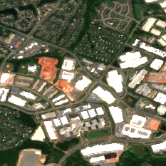 Ashburn VA3 site on 2022-08-13, Sentinel-2 satellite true color