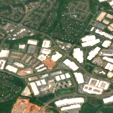Ashburn VA3 site on 2025-06-03, Sentinel-2 satellite true color