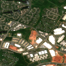 Ashburn VA4 site on 2018-05-24, Sentinel-2 satellite true color