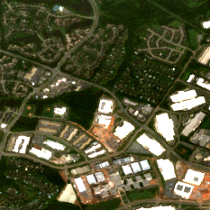 Ashburn VA5 site on 2020-09-15, Sentinel-2 satellite true color
