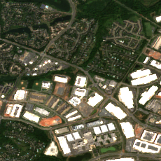 Ashburn VA5 site on 2024-09-09, Sentinel-2 satellite true color