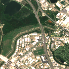 DFW01-01 site on 2018-08-25, Sentinel-2 satellite true color