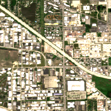 ORD01-01 site on 2020-06-14, Sentinel-2 satellite true color