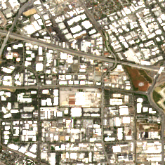 Prime Santa Clara (1111 Comstock) site on 2024-05-03, Sentinel-2 satellite true color