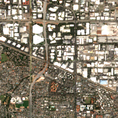 Prime Santa Clara SJC03 site on 2022-09-06, Sentinel-2 satellite true color