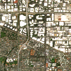 Prime Santa Clara SJC03 site on 2024-05-03, Sentinel-2 satellite true color