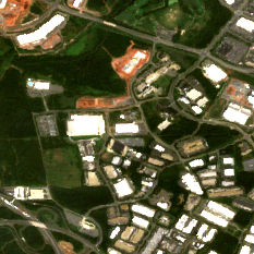 Ashburn 1 site on 2020-09-15, Sentinel-2 satellite true color