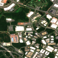 Ashburn 1 site on 2022-08-13, Sentinel-2 satellite true color