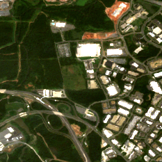 Ashburn 2 site on 2020-09-15, Sentinel-2 satellite true color