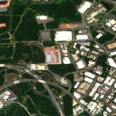 Ashburn 2 site on 2022-08-13, Sentinel-2 satellite true color
