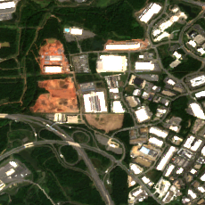 Ashburn 2 site on 2024-09-09, Sentinel-2 satellite true color