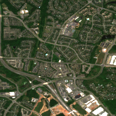 QTS Ashburn site on 2018-05-24, Sentinel-2 satellite true color