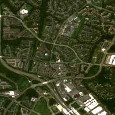 QTS Ashburn site on 2020-09-15, Sentinel-2 satellite true color