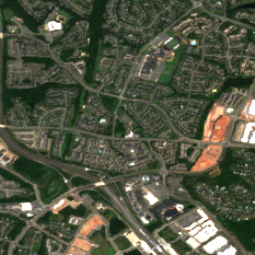 QTS Ashburn site on 2022-08-13, Sentinel-2 satellite true color