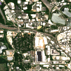 QTS Atlanta 1 site on 2024-05-28, Sentinel-2 satellite true color