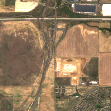 QTS Aurora Campus site on 2018-08-10, Sentinel-2 satellite true color