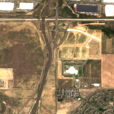 QTS Aurora Campus site on 2022-08-29, Sentinel-2 satellite true color