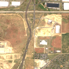 QTS Aurora Campus site on 2024-06-06, Sentinel-2 satellite true color