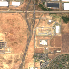 QTS Aurora Campus site on 2025-08-20, Sentinel-2 satellite true color