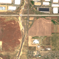 QTS Aurora-Denver Data Center Campus site on 2020-06-07, Sentinel-2 satellite true color