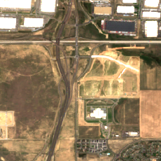 QTS Aurora-Denver Data Center Campus site on 2022-08-29, Sentinel-2 satellite true color
