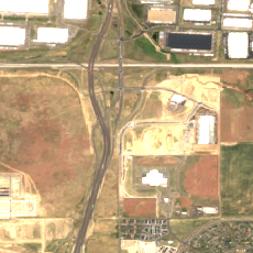 QTS Aurora-Denver Data Center Campus site on 2024-06-06, Sentinel-2 satellite true color
