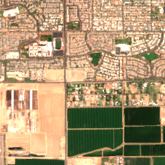 QTS Avondale site on 2018-06-17, Sentinel-2 satellite true color