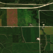 QTS Cedar Rapids Data Center Campus site on 2024-09-07, Sentinel-2 satellite true color