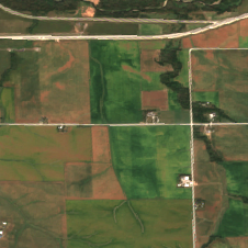 Cedar Rapids site on 2020-09-05, Sentinel-2 satellite true color